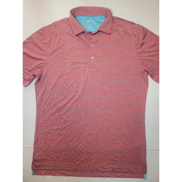 Johnnie-O Performance Polo Shirt Stretch Short Sleeve Men’s M Golf Casual - Picture 7 of 10